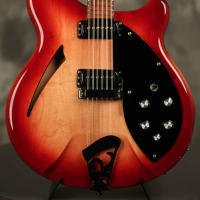 1995 Rickenbacker 360/12 string BT Fireglo w/BLACK hardware + binding!!! image 1