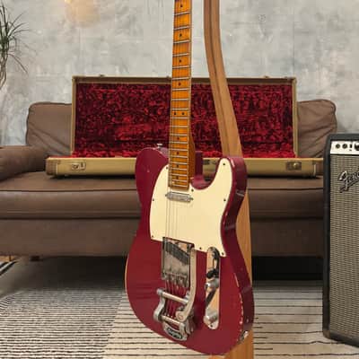 Fender Telecaster 1961 GLAS Custom Relic 8lb With G&G Custom Relic Tweed image 6