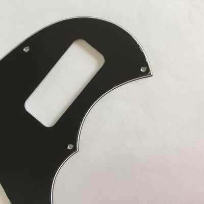 Custom For Fano Standards TC6 Guitar Pickguard P90 Scratch Plate (3 Ply Black) image 4