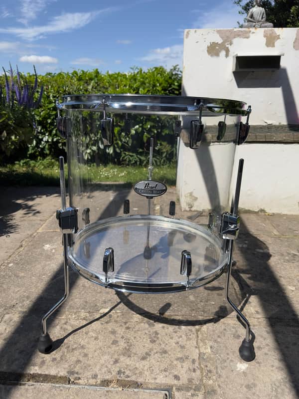 Pearl Crystal Beat 18” x 16” Acrylic Floor Tom Drum image 1