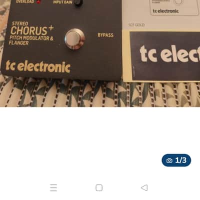 TC Electronic SCF Gold Stereo Chorus + Pitch Modulator & Flanger Reissue 2022 - Present - Black image 2