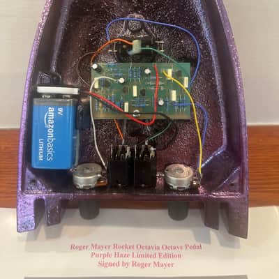 Roger Mayer Rocket Octavia – RARE Purple Chrome (1 of ~20) – Signed & Documented Provenance! image 3