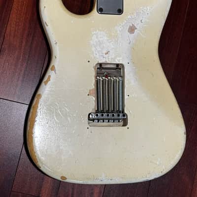 Modulus Blackknife- strat style 1990's - White/cream parts guitar image 4