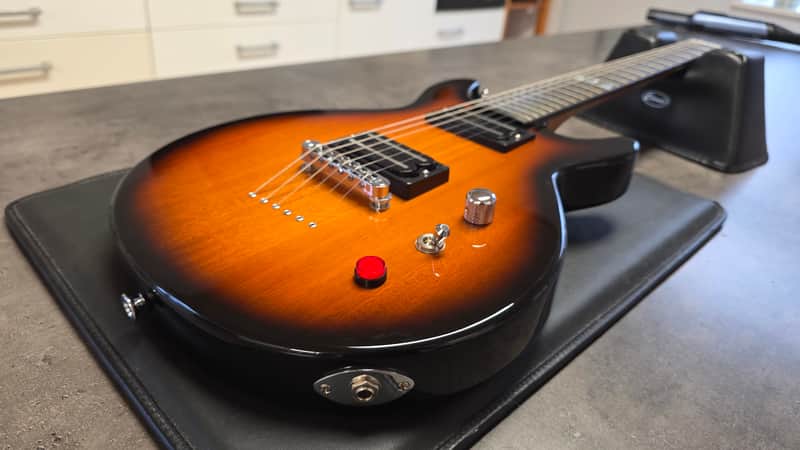Jackson JJ2 Scott Ian Signature 2001 Custom Shop Made In USA Tobacco Burst Sunburst American Pre-Fender Les Paul Jr Junior DC Body image 1