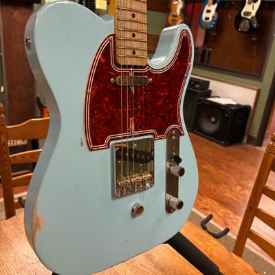 Berly Guitars T Style w/B Bender Sonic Blue Nitro Authorized Dealer image 3
