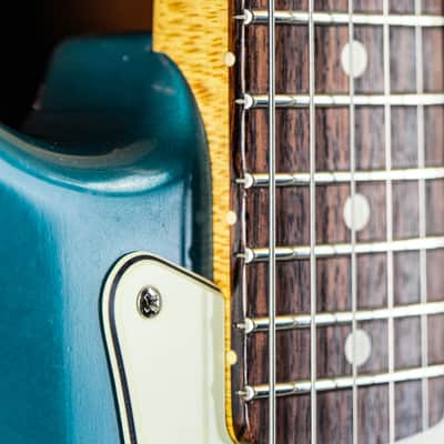 2007 Fender American Vintage '62 Stratocaster ocean turquoise image 11