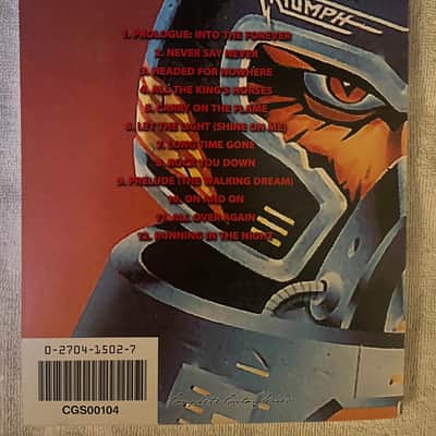 Triumph - Surveillance - Guitar tab / tablature Book Rik Emmett image 2