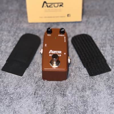 AZOR AP-311 Mini Pedal Reverb 2020s - Brown image 4