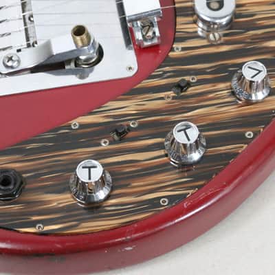 Framus Strato Super 5/155-52 Vintage Germany Electric Guitar 1967 Red - WOW! image 18