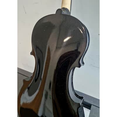 Black Student Violin with Case - String Instruments - Black - Excellent w/ Hard Case image 17
