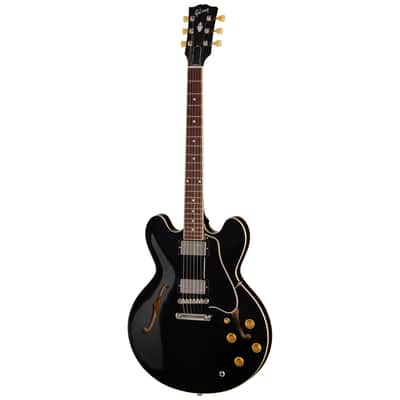 Gibson ES-335 50s Ebony w/case image 2