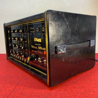 1976-Evans MA-100 Deluxe Vocal Mixer with large reverb tank image 3