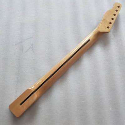 Maple Wood Guitar Tele Style Neck, 22 Frets Tree of Life Fingerboard Fret Inlay image 5
