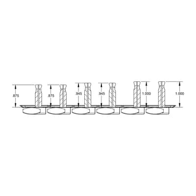 Fender American Vintage Staggered Guitar Tuners for Strat or Tele - Chrome image 3