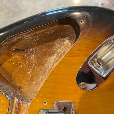 1982 Fender Fullerton AVRI Stratocaster Body – Aug 17, 1982 – Early American Vintage Reissue Jack Cup and Tremolo Bridge Assembly image 7