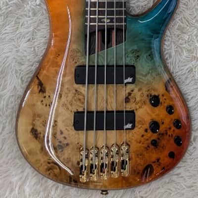 Ibanez SR1605DWASK 5-String Electric Bass Guitar w/Bag Autumn Sunset Sky