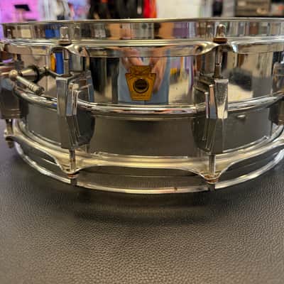 1965 Ludwig No. 400 Supraphonic Snare With Keystone Badge - Chrome-Plated
