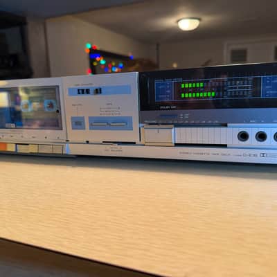 Vintage Hitachi D-E1B Stereo cassette deck & Recorder metal Japan SERVICED! image 3