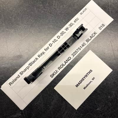 ORIGINAL Roland Replacement SHARP/BLACK Key, Unweighted (22575140) for Juno-1, D-10/20, HS-10, W-30, etc