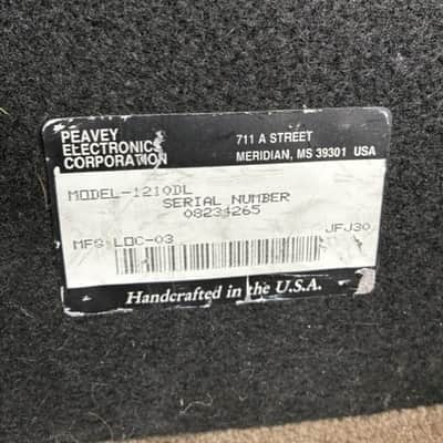 Peavey XRD680 Powered Mixer 1996 with 1210 DL Speakers image 8