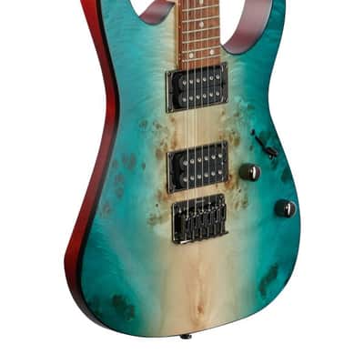 Ibanez RG421PB Electric Guitar Caribbean Shoreline Flat image 9