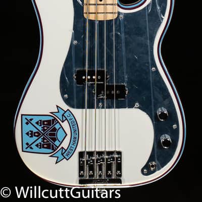 Fender Steve Harris Precision Bass Maple Fingerboard Olympic White (224) image 3
