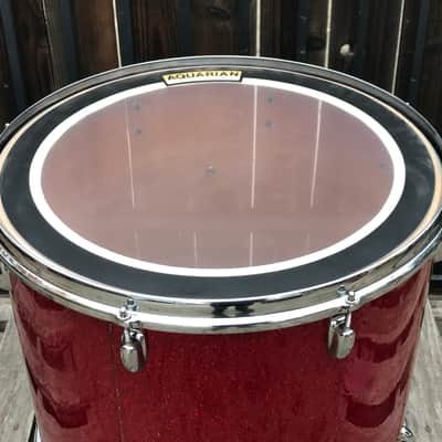 Slingerland 18”x20” Floor Tom 3ply O’rings- Red Glass (Rare) image 16