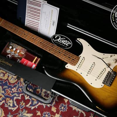 Xotic XSC-1 Ash Medium Aged Two Tone Sunburst image 1