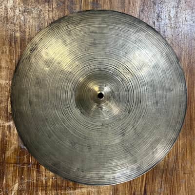Istanbul K Zildjian 14" Hi Hats 1959-1966, intermediate stamp - B20 bronze image 5