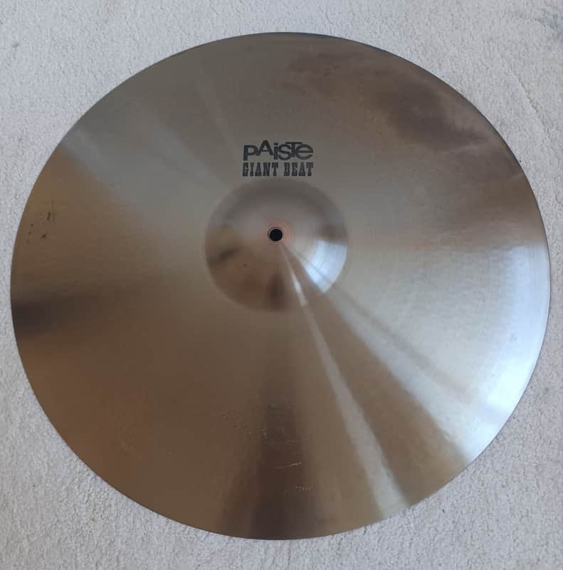 Paiste 20" Giant Beat PRE SERIAL BLACK LABEL Crash/Ride Cymbal 1971 image 1