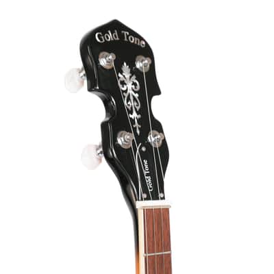 Gold Tone DOJO-DLX Cutaway Body Flamed Maple Top Maple Neck Deluxe 5-String Resonator Banjo with Hard Case & Pickup image 9