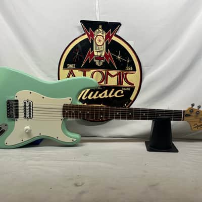 Squier Tom DeLonge Signature Stratocaster Strat Electric Guitar - Surfboard Green image 1