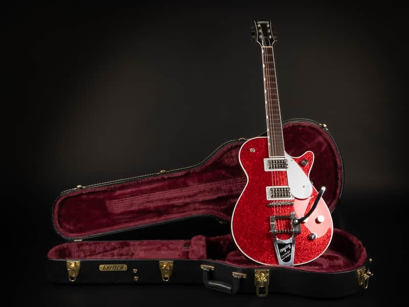 2019 Gretsch G6129T Players Edition Duo Jet FT - Red Sparkle | Japan Single Cutaway Filter'Tron Pickups Locking Tuner Bigsby | OHSC image 1