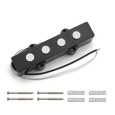 Flat Large Poles 4 String Jazz Bass Style Pickups image 2