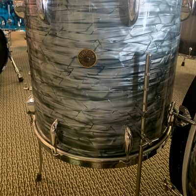 Gretsch Broadkaster “Name Band” Outfit 13/16/22 1950’s - Blue Pearl image 6