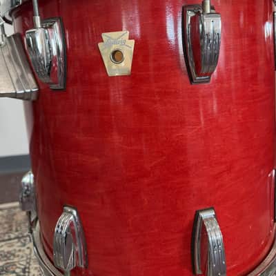 Ludwig Classic Maple 13x14" Floor Tom - Red image 2
