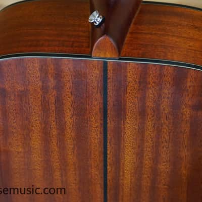 Yamaha FGX3 Red Label Dreadnought Acoustic-Electric Guitar - Natural image 9