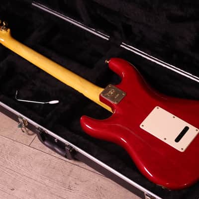 Valley Arts M Series 80s Hss Red Ebony board image 12
