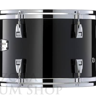 Yamaha Absolute Hybrid Maple Solid Black 3 piece Custom Shell Pack 22x18 / 13 / 16  NEW image 2