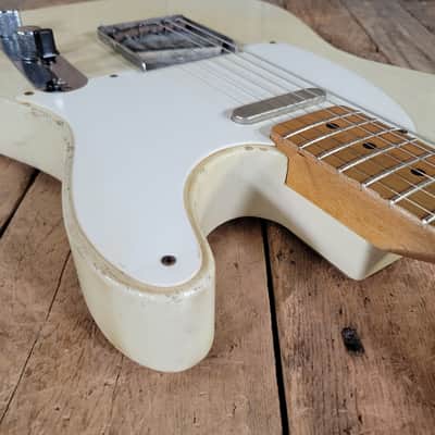 Danocaster Single Cut V Neck 2013 - White Blonde image 19
