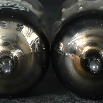 2x 1950's Mullard ECC81/12AT7 Top Square Getter Made in Great Britain Amplitrex Tested image 10