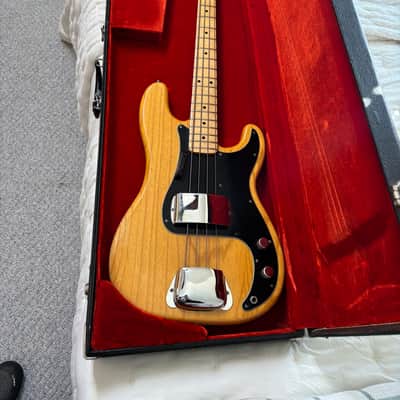 Fender Precision Bass with Maple Fretboard 1976 - Natural image 8