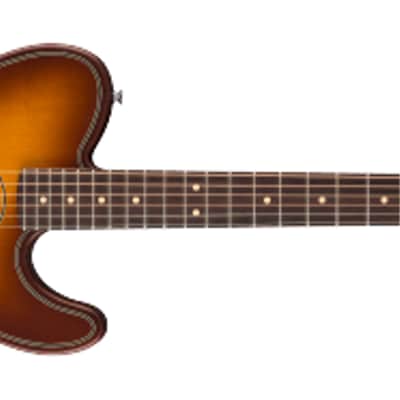 Fender Acoustasonic Standard Telecaster - Honey Burst image 3