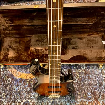 Lakland USA Classic 55-Dual J  5-String Bass Rosewood Fretboard Sunburst finish image 5