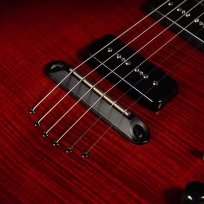 Beard Trailhead Lap Steel, Two-Tone Cherry, Flamed Maple, Lollar P90s - NEW image 5