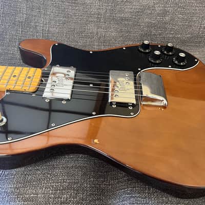 1974 Greco TD500 Telecaster Deluxe Mocha Made in Japan Vintage w/ Fernandes Hard Case image 9