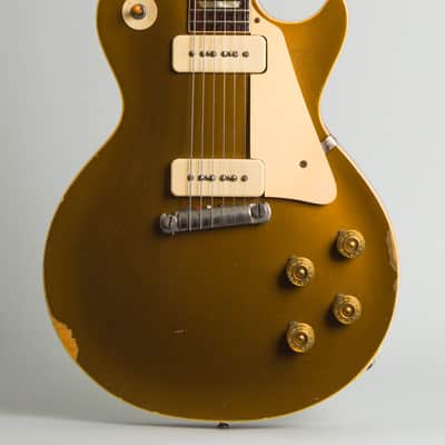 Gibson Les Paul Model Solid Body Electric Guitar (1954), ser. #4-0379, period brown hard shell case. image 3