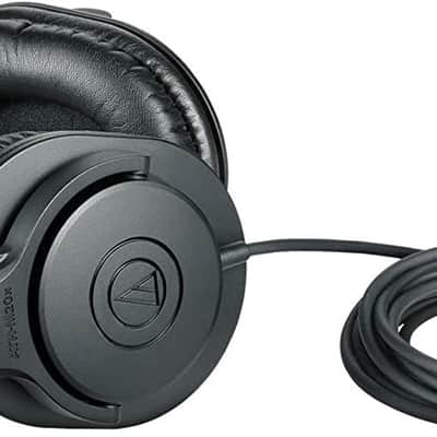Audio-Technica ATH-M20X Professional Studio Monitor Headphones, Black image 5