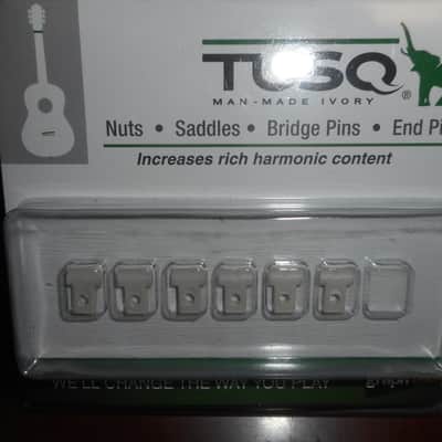 Graph Tech PQ-8501-00 TUSQ Post-2000 Gibson Tune-O-Matic-Style Saddles - 6-String