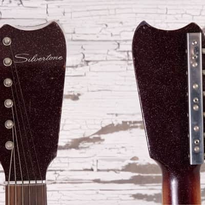 Immagine Silvertone 1457 with Amp/Case 1965 - 9